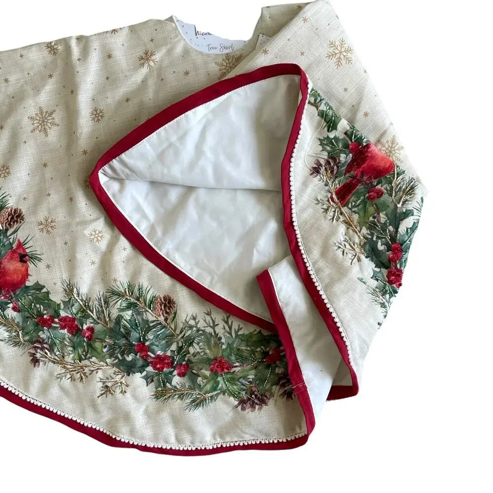 Nicole Miller Christmas Tree Skirt 52